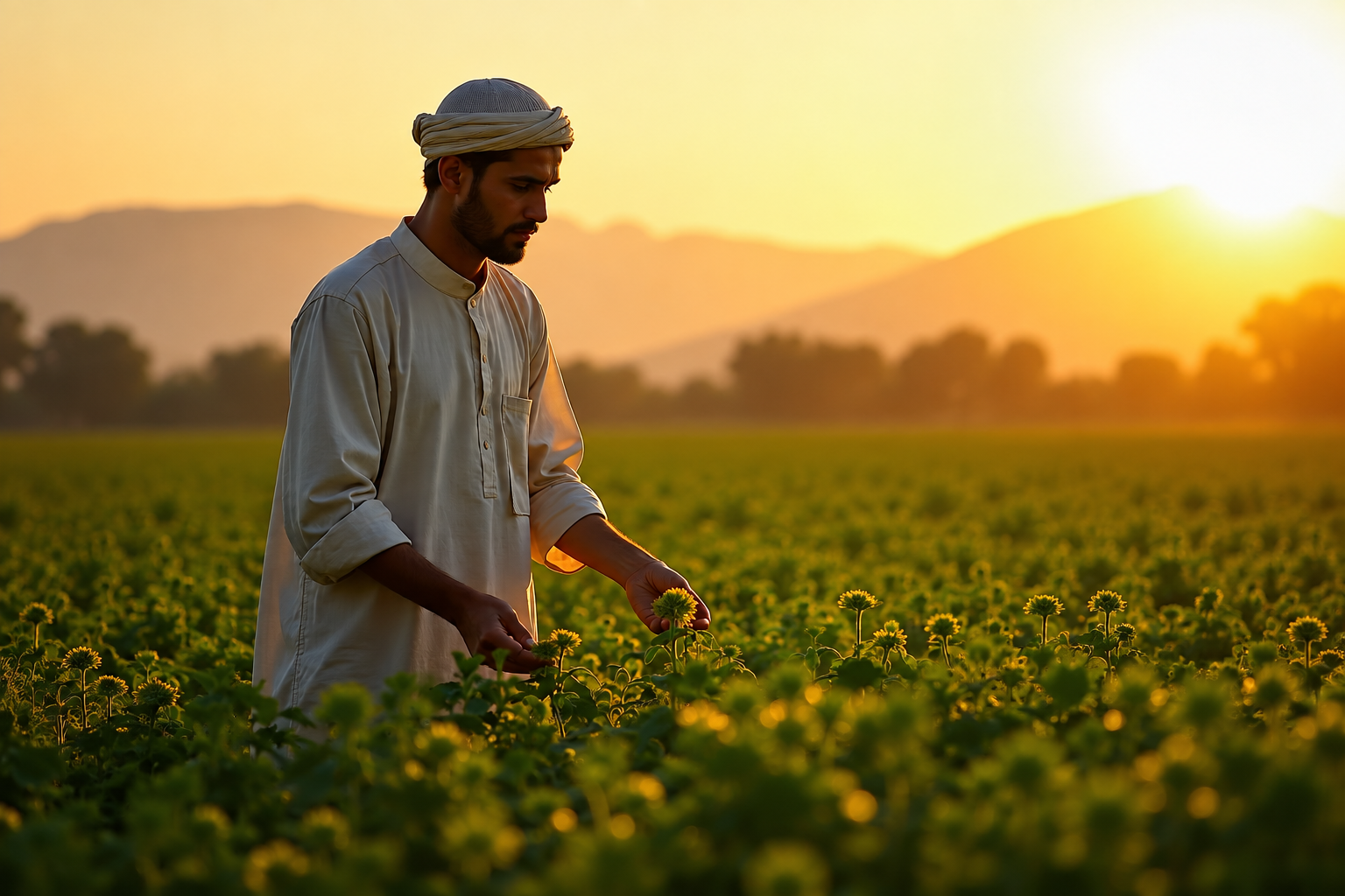 Farms in the field